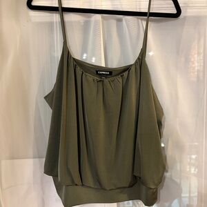 Express Olive green tank top